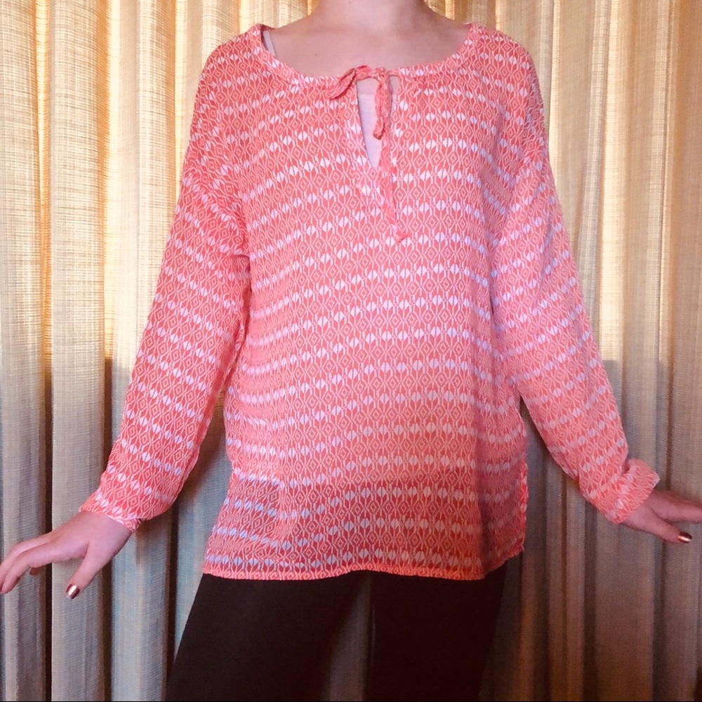 Dreamy Orange Old Navy Tunic